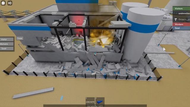 Roblox - Delta Nuclear Power Plant - Owner Joined!