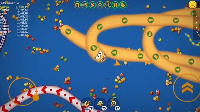Worms Zone h4ck full trap a biggest snake top 001 - SnakeGames смотреть онлайн