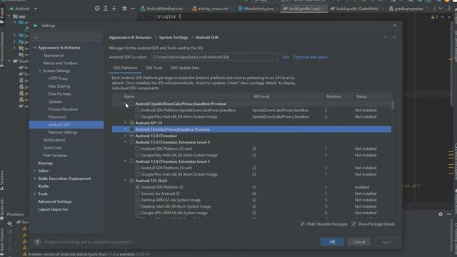 Atualizar a API para 33 no Android Studio . Deu certo ou Não ? 2° parte смотреть онлайн