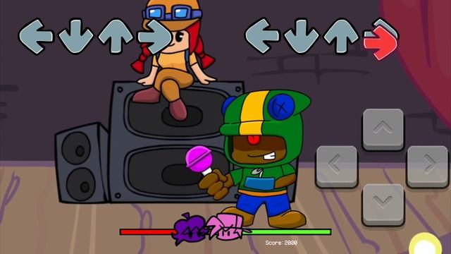 Friday Night Funkin Brawl Stars Leon & The Little Girl Android Mod смотреть онлайн