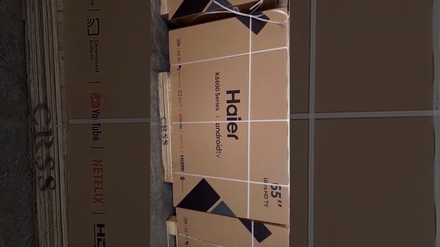Haier K6600 Series | abdroidtv | 65" Ultra HD TV Packing Review смотреть онлайн
