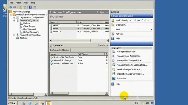How to Configure Client Access Servers Exchange 2010 10135B смотреть онлайн