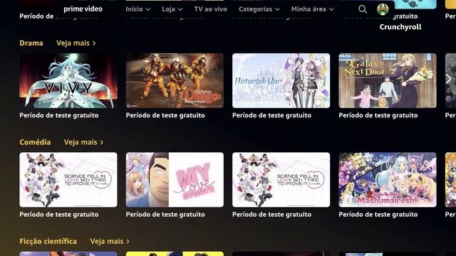 Crunchroll chega no Prime vídeo da Amazon ! смотреть онлайн