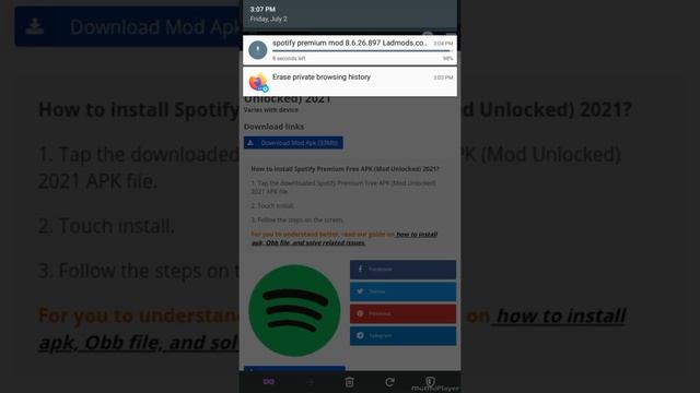 How to Download Spotify Premium Apk Unlocked Latest Version 2021 - LadMods смотреть онлайн