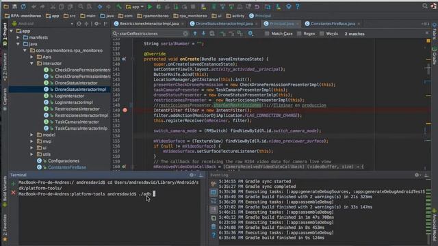 Depuración Wifi ADB con DJI SDK смотреть онлайн