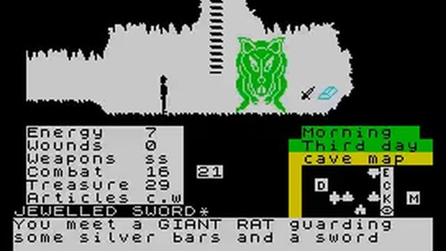 The Oracle's Cave Walkthrough, ZX Spectrum смотреть онлайн