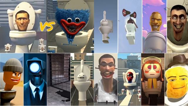 Skibidi Toilet Battle смотреть онлайн