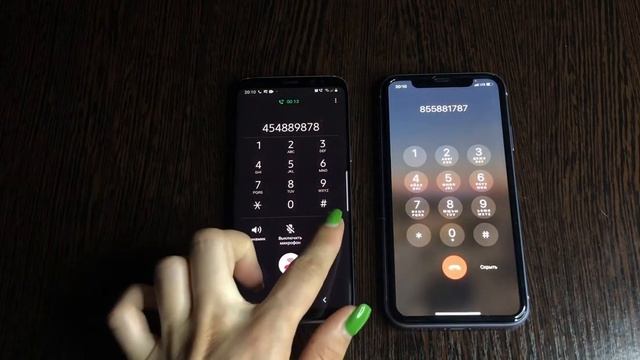 Incoming and Outgoing Call IPhone 11 vs Samsung S8 смотреть онлайн