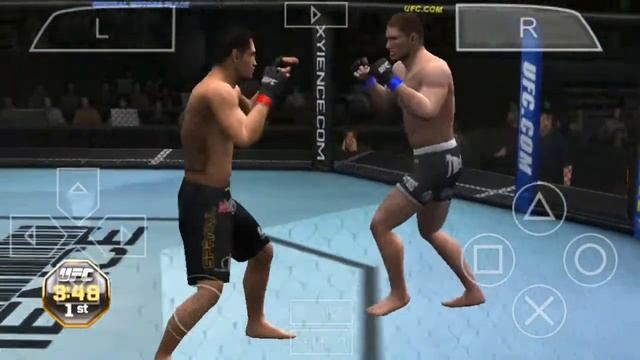 UFC UNDISPUTED 2010 PPSSPP Gameplay