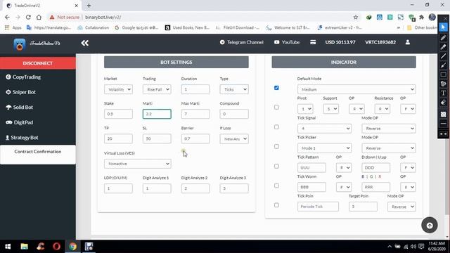 Binary.com Bot Free | Rise/Fall 70% Win Strategy V2 | deriv.com смотреть онлайн