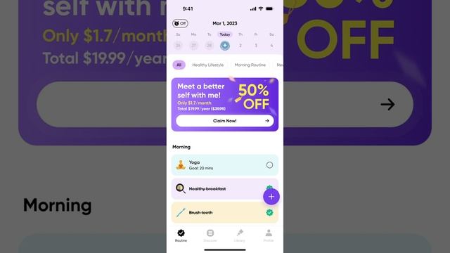 Me+ Daily Routine Planner - quick app overview смотреть онлайн