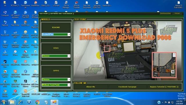 Xiaomi Redmi Note 7 EDL MODE | TEST POINT FREE TOOL 2019