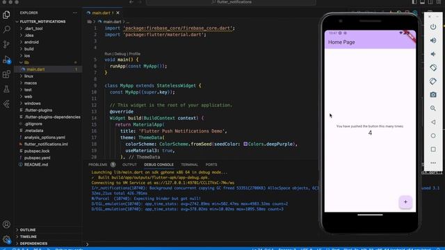 Part 1 - Firebase console configuration || Flutter Firebase push notification смотреть онлайн