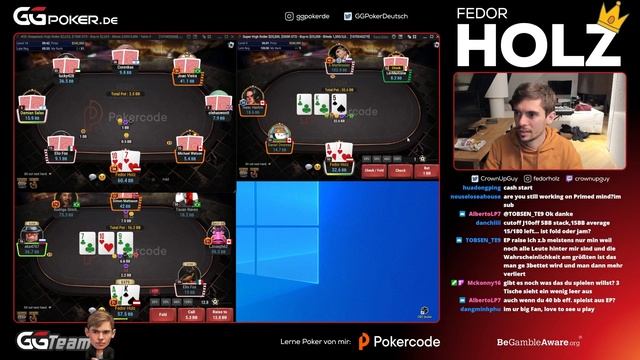 Fedor Holz riskiert 60,000€ beim Online Pokern! смотреть онлайн