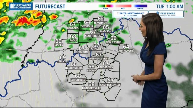 Scattered strong to severe storms Monday and Tuesday | April 1, 2024 #WHAS11 6 p.m. weather смотреть онлайн