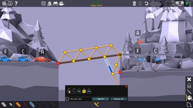 Poly Bridge 2 - 1-15 Hydraulic Management - Walkthrough смотреть онлайн