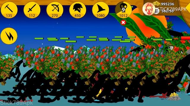 MEGA LEAF GRIFFON GIANT SWORD ARMY MAX UPGRADE X9999 | Stick War Legacy Mod | Stick789Apk