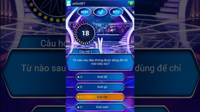 [Android] Ai Là Triệu Phú Đọc Câu Hỏi смотреть онлайн