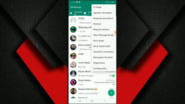 SAIU NOVA ATUALIZAÇÃO YOWHATSAPP V9.11 COM NOVAS FUNÇÕES 2021 смотреть онлайн