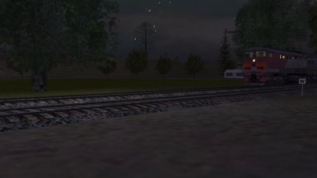 Тепловоз 2тэ10м с дефектоскопом (Trainz Simulator 2012 Android) смотреть онлайн