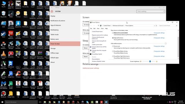 How To Change Laptop Power Settings Windows 10 - How To Change Power Plan Setting In Windows 10 смотреть онлайн