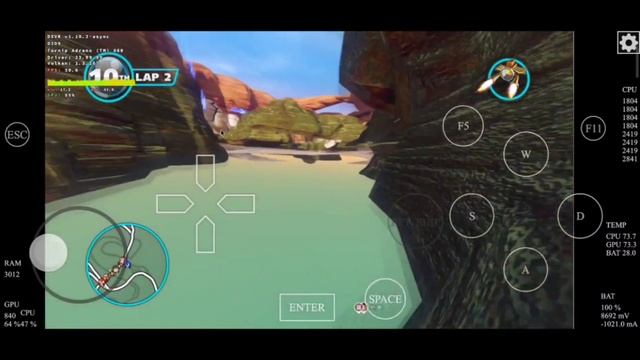 Sonic & All-Stars Racing Transformed PC Android Mobox Xiaomi11T Pro 12/256 Snapdragon888 Test смотреть онлайн