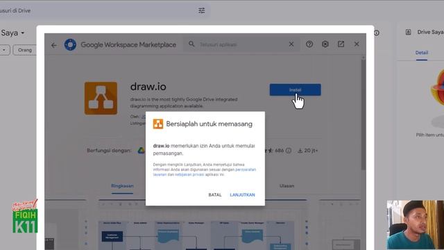 Pasang Draw.io di Google Drive смотреть онлайн