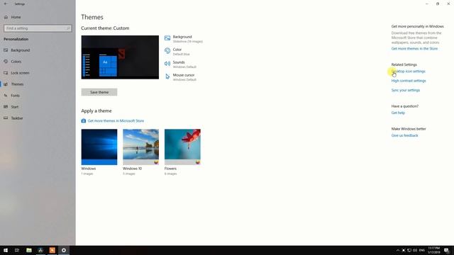 How to add This PC / My Computer icon on desktop Windows 10 смотреть онлайн