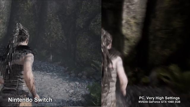 Hellblade: Senua's Sacrifice Comparison: Switch vs. PC смотреть онлайн