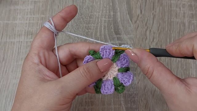 papatyalı kare motif modeli yapımı / tığ işi motif örnekleri смотреть онлайн