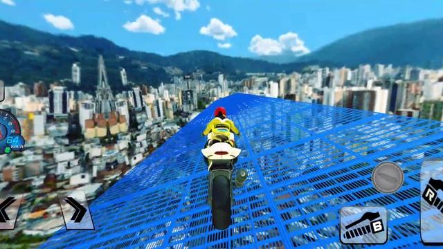 Bike Impossible Tracks Race: 3D Motorcycle Stunts- Best Android IOS Gameplay смотреть онлайн