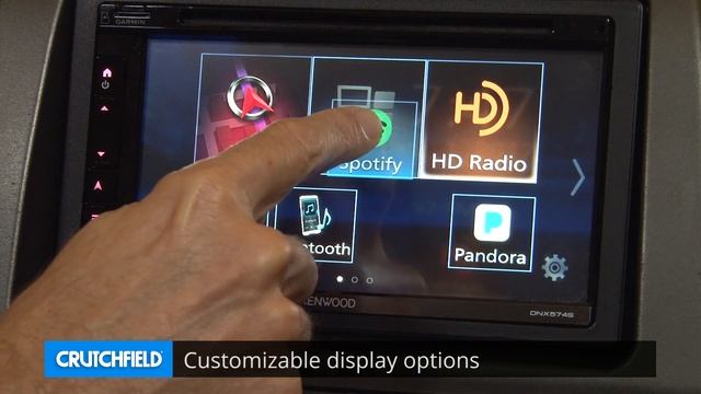 Kenwood DNX574S Display and Controls Demo | Crutchfield Video смотреть онлайн