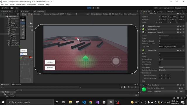 Rotate Player/Gameobject with touch Unity Android | Easy смотреть онлайн