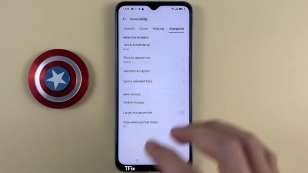Switch Access on OPPO A17 Android 12