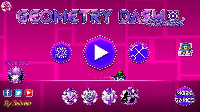 DORAMI TEXTURE PACK! ALL PAINTED ICONS | (Medium & High) (Android & Steam) | Geometry Dash [2.11] смотреть онлайн