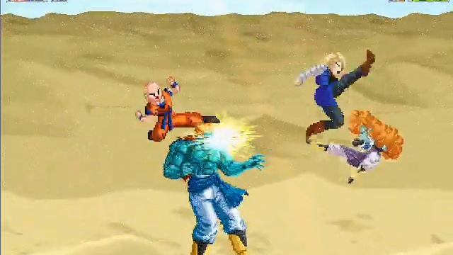 [Mugen 1.1 Alpha 3] 2v2 Team Mode Gameplay смотреть онлайн