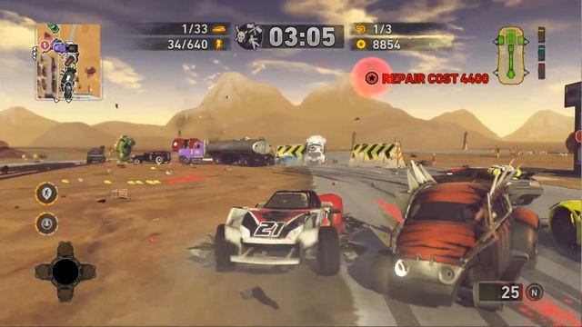 33 Opponents in one event on Carmageddon Max Damage смотреть онлайн