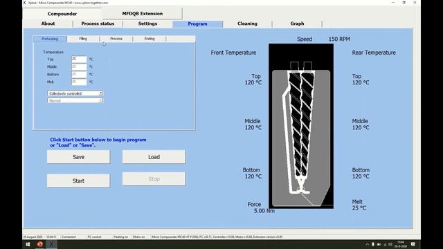 Data acquisition and control with the Xplore Compounder PC progam смотреть онлайн