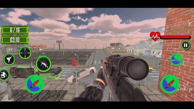Dead Shooting Zombie Hunter 3D _ Android GamePlay смотреть онлайн