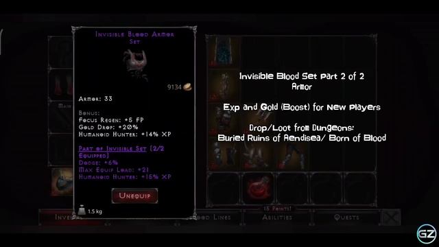 Vampire's Fall: Origins - INVISIBLE BLOOD COMPLETE SET - SET ITEMS - Low Tier - Guide смотреть онлайн