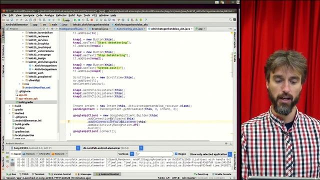 Android Lektion 11.1 Google Play Services - intro og aktivitetsgenkendelses смотреть онлайн