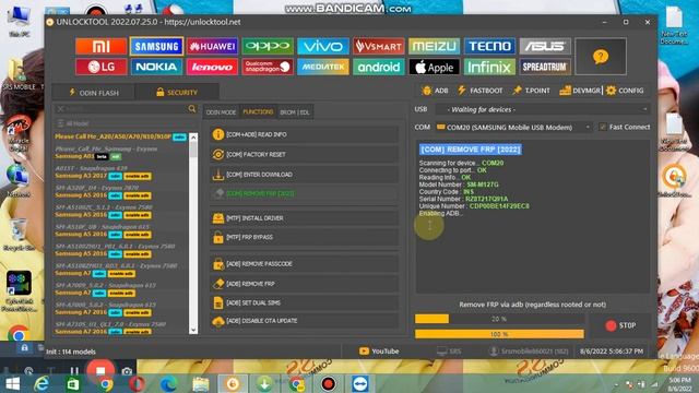 Samsung M127G Frp Reset Direct Adb Unlocktool | Sm M12 FRP Unlocktool | Technical Gulfam Unlocktool
