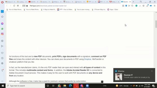 How To Download and Install the Adobe PDF Reader Software ! how it work by Talbeeha Tv смотреть онлайн