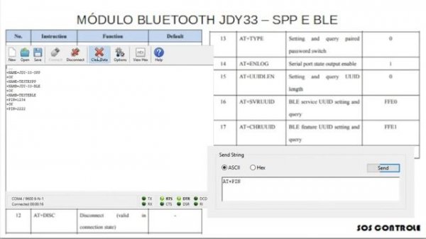 MÓDULO BLUETOOTH JDY33 - DUAL SPP E BLE
