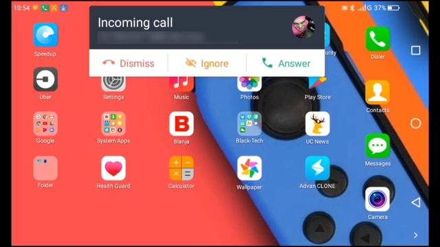 ADVAN Tab S7D Android 7 incoming call (Screen Video) смотреть онлайн