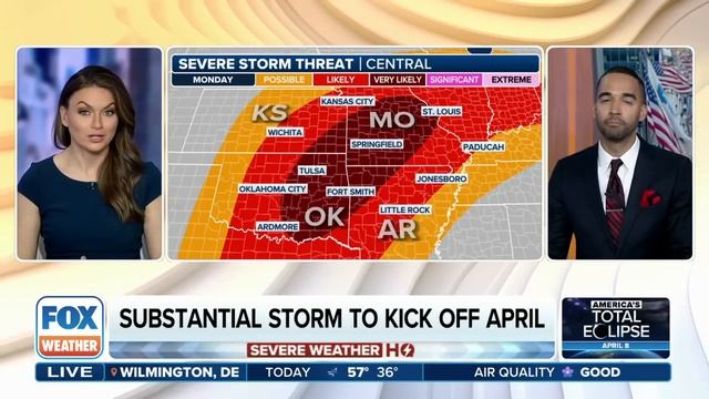 April Could Kick Off With Severe Weather Outbreak For Parts Of US смотреть онлайн