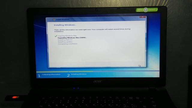 Notebook ACER ES 15 ES1-521-24HY installazione Windows 7 al posto di Windows 10 смотреть онлайн