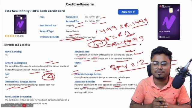 Tata Neu Infinity HDFC Bank Credit Card - 10% Cashback | HDFC Tata Neu Infinity Credit Card Review смотреть онлайн