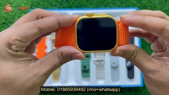 গোল্ড এডিশন Wsx 9 (7+1) একের ভিতর সাত/ ws-x9 ultra 7 in 1 strap smart watch price in Bangladesh смотреть онлайн
