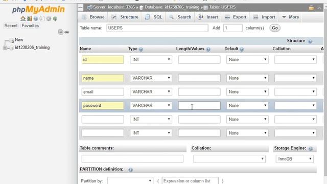 10 Android Studio App Building 000webhost Creating a Database Table смотреть онлайн